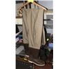 Image 1 : MENS TAUPE FISHING WADERS, SIZE 9 - MEDIUM
