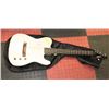 Image 1 : WASHBURN TELLY STYLE WHITE GUITAR WITH SOFT CASE.