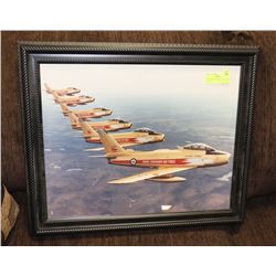 RCAF GOLDEN HAWKS-LARGE PRINT (20" X 15.5")