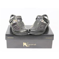 MILANO LONDON 8092PT BLACK/CEMENT LEATHER UPPERS