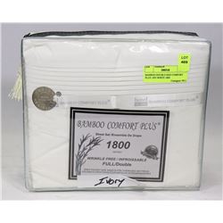 BAMBOO DOUBLE SIZE COMFORT PLUS  OFF-WHITE 1800