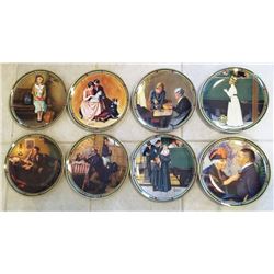SET OF 8 'THE AMERICAN DREAM' COLLECTOR PLATE SET.
