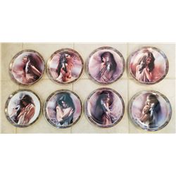 SET OF 8 'NATIVE BEAUTY' COLLECTOR PLATE