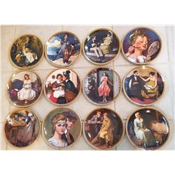 SET OF 12 'REDISCOVERED WOMEN' COLLECTOR PLATE