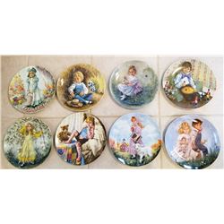 SET OF 8 'TREASURED SONGS' COLLECTOR PLATE