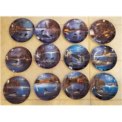 SET OF 12 'NIGHT SONGS' COLLECTOR PLATE