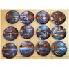 Image 1 : SET OF 12 'NIGHT SONGS' COLLECTOR PLATE