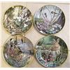 Image 1 : SET OF 4 'WILD FLOWERS' COLLECTOR PLATE