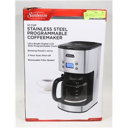 SUNBEAM 12 CUP STAINLESS STEEL COFFEE MAKER