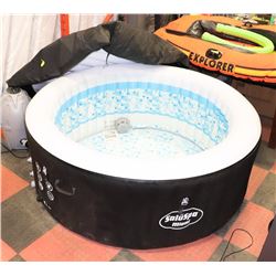 4 PERSON PORTABLE BESTWAY SALU SPA HOT TUB