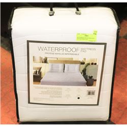 WATERPROOF MICROFIBER KING SIZE MATTRESS PAD