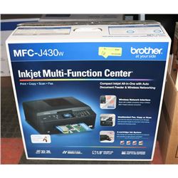 BROTHER INKJET MFC-J430W MULTI FUNCTION CENTER