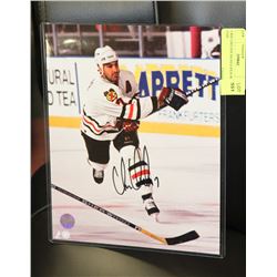 CHRIS CHELIOS SIGNED 8X10 WITH COA