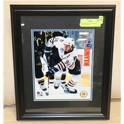 PRO FRAMED PHOTO OF RYAN SMYTH IN WHITE