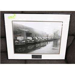 LABATT SALES TEAM PICTURE 20"X26", FRAMED & MATTED