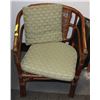 Image 1 : BAMBOO AND FABRIC CHAIR