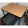 Image 1 : SOLID WOOD KITCHEN TABLE WITH BLACK
