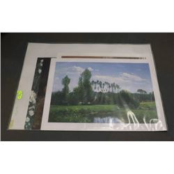 SLEEVE OF 13 ASSORTED PRINTS.