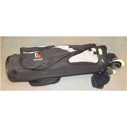 WEIR GOLF BAG WITH DAIWA CLUBS