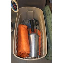 RUBBERMAID 189L STORAGE TOTE W/LID FULL