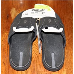 WOMANS SOLE CUSTOM FOOTWARE SIZE 10 BLACK