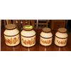 Image 1 : 4 PIECE CANISTER SET