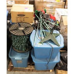 PALLET OF CHRISTMAS ITEMS ON CHOICE