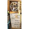 Image 1 : SET OF 4 BOSS 15X8 ALUMINUM RIMS