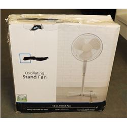 16" OSCILLATING STAND FAN, MULTI SPEED