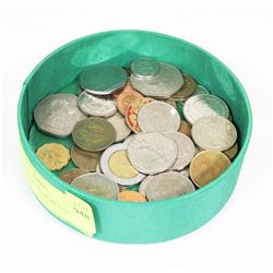 LOT OF ASSORTED WORLD COINS