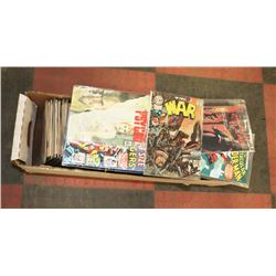 BOX OF OVER 250 ASSORTED COMICS, SPIDERMAN,