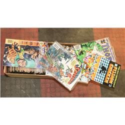 BOX OF OVER 250 ASSORTED COMICS, THOR, STAR TREK