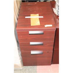 CHERRY TONE 3 DRAWER OFFICE CABINET