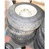 Image 1 : SET OF FOUR 15X8 CHROME FORD ALLOY RIMS WITH 5X135