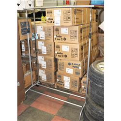 PORTABLE STAND ALONE CLOTHES RACK