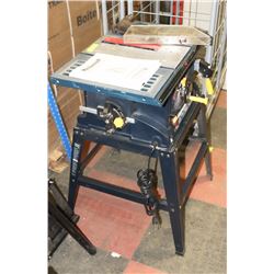 MASTERCRAFT 10" BENCH SAW WITH WORK STAND