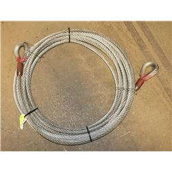 NEW 1/2" CABLE/WINCH 50'