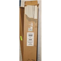 LOT OF 2 NEW BAMBOO IVORY 56"X64" BLINDS.