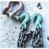 Image 2 : 25FT HEAVY DUTY CHAIN WITH HOOKS WITH 8FT