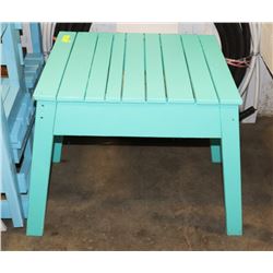 AQUAMARINE UTILITY TABLE 27"X22"X27"H.