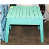 Image 1 : AQUAMARINE UTILITY TABLE 27"X22"X27"H.