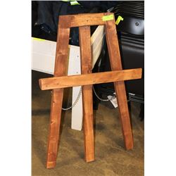 ART EASLE STAINED DARK 25"X40"H.