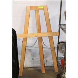 ART EASLE STAINED LIGHT 25"X48"H.