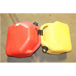 LOT OF 2 GAS JUGS.