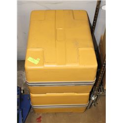 LOT OF 2 EQUIPMENT CASES.