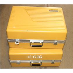 LOT OF 2 EQUIPMENT CASES.