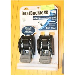 NEW MARINE 1" RATCHETING STRAPS