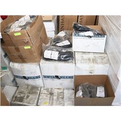 PALLET OF WINTER WALKING ICE CLEATS