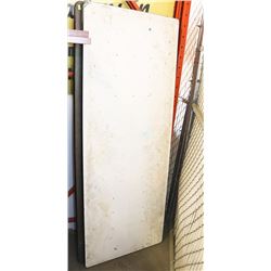 GROUP OF TWO 6' HEAVY DUTY TABLETOPS