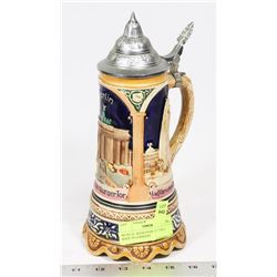 MUSICAL BEER STEIN 11" TALL, MADE IN GERMANY